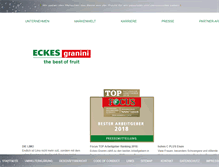 Tablet Screenshot of eckes-granini.de